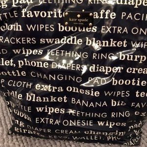 Kate Spade baby bag